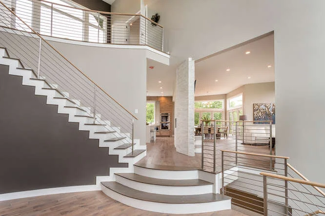 Renovated interior living space